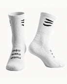 ENSO Circuit running socks in White with anti-blister arch support