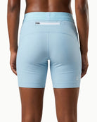 Women's Contour Short in Powder Blue, back view