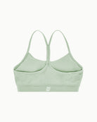 Women's Drift Bra in Desert Sage, flat lay back