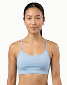 Women's Drift Bra in Ice, front view on model