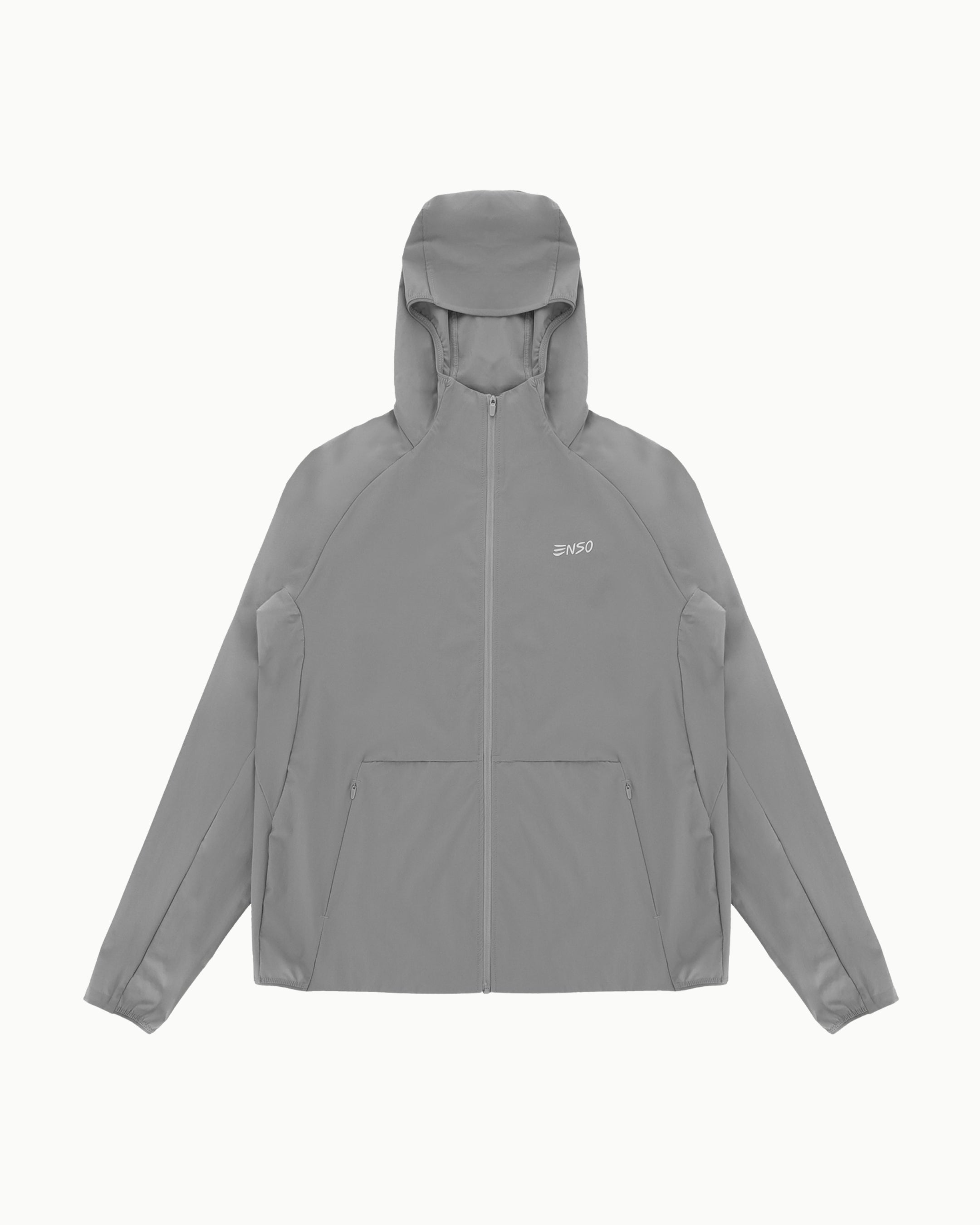 Men's Element Jacket in Ultimate Grey, flat lay front