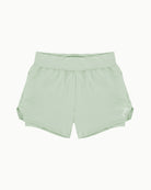 Women's Training Short in Desert Sage, flat lay front